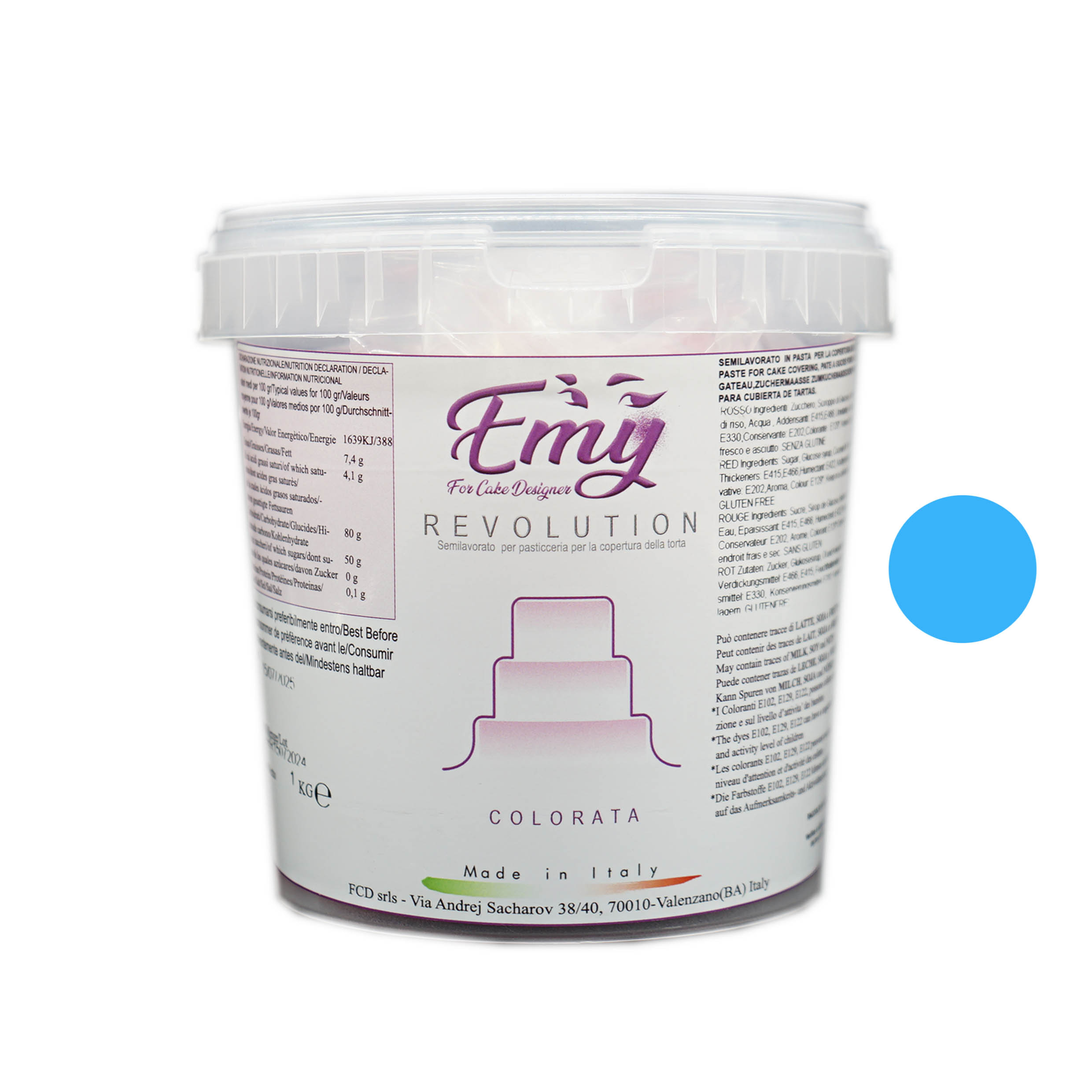  Foto: For Cake Designer -Emy Revolution Celeste Nascita 1 kg